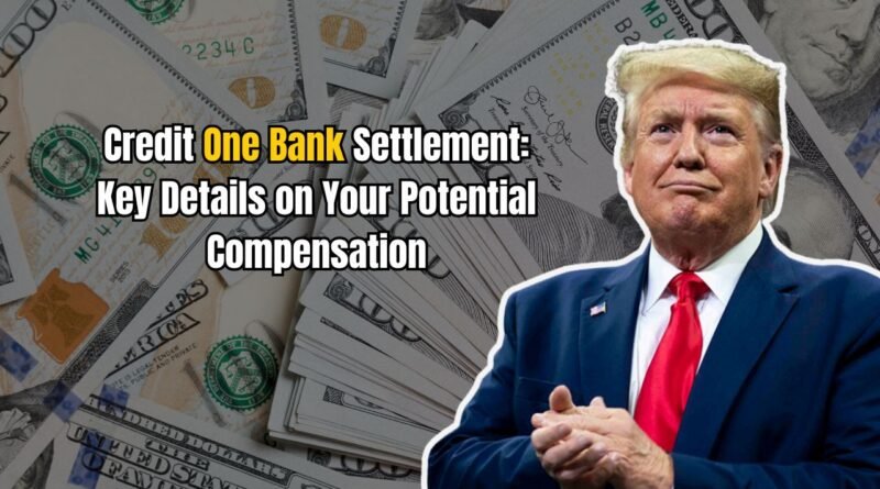 Credit One Bank Settlement: Key Details on Your Potential Compensation